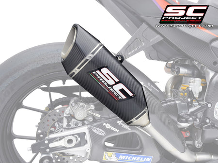Picture of SC1-R carbon fibre exhaust (250 mm), specific for SC-Project 4-2-1 full exhaust system