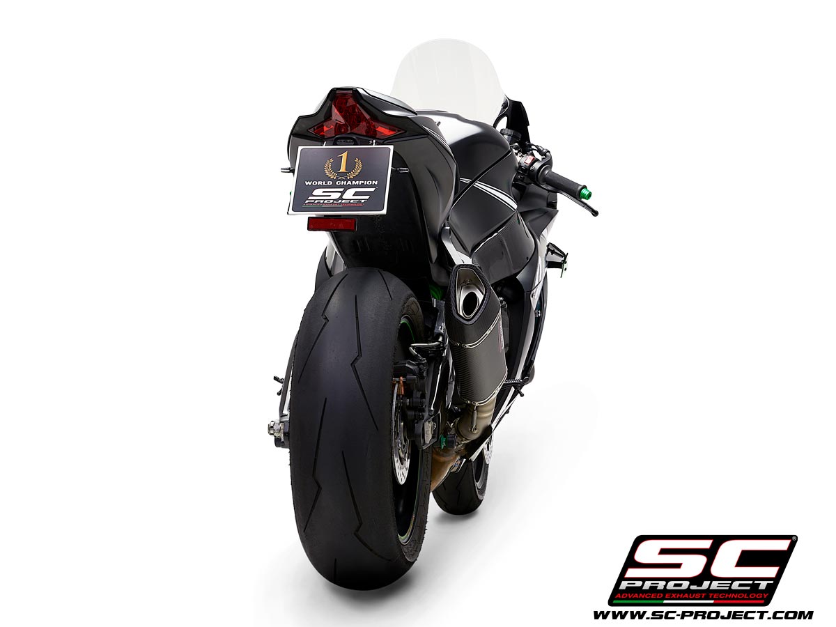 Picture of SC1-R carbon fibre exhaust