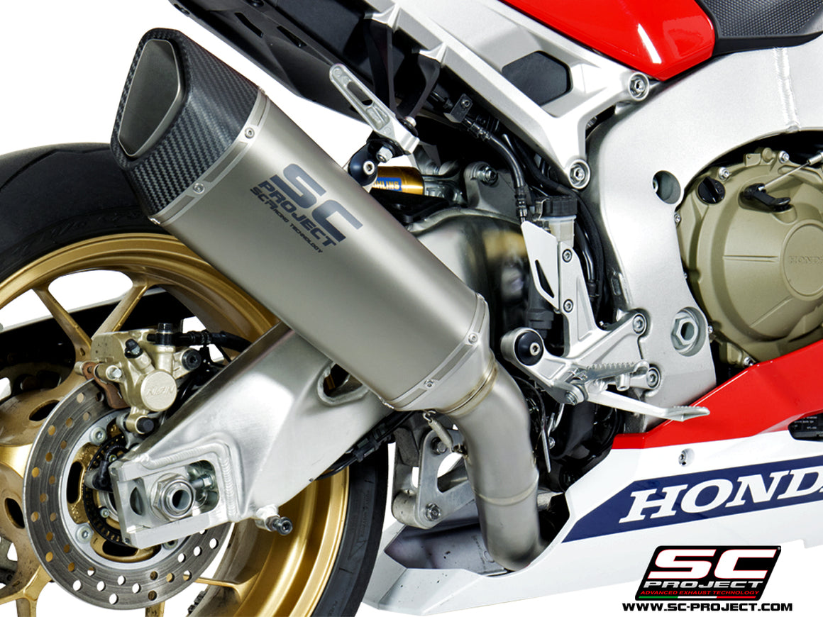 Picture of SC1-R carbon fibre exhaust, high mount