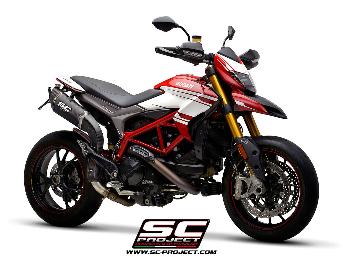 Picture of SC1-R carbon fibre exhaust, high mount