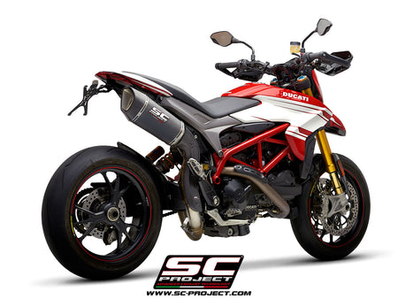 Picture of SC1-R carbon fibre exhaust, high mount