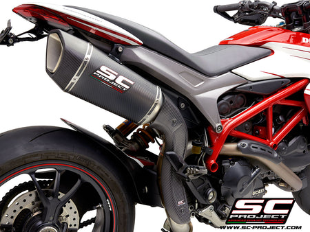 Picture of SC1-R carbon fibre exhaust, high mount