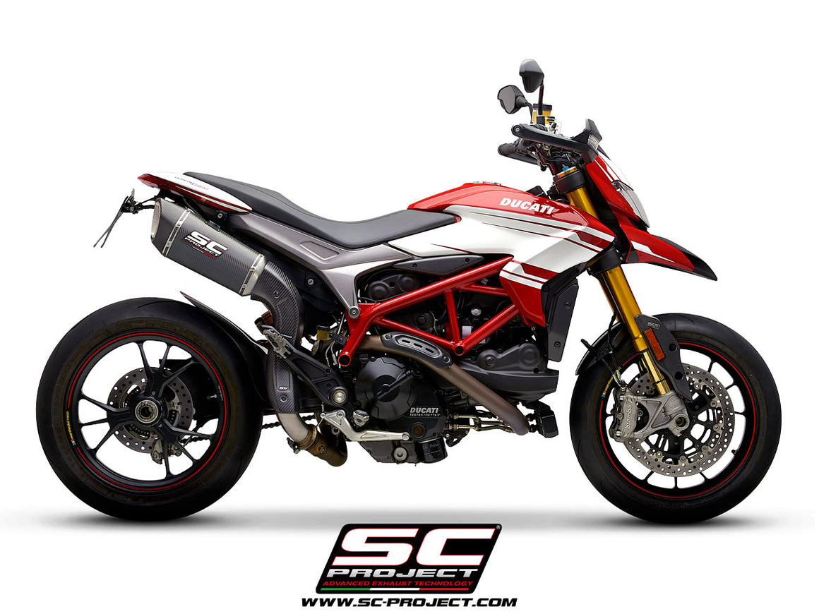Picture of SC1-R carbon fibre exhaust, high mount