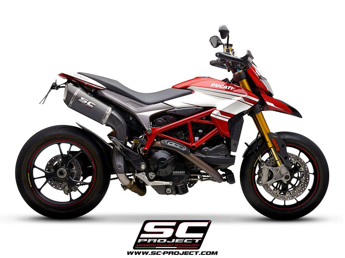 Picture of SC1-R carbon fibre exhaust, high mount