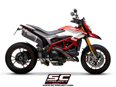 Picture of SC1-R carbon fibre exhaust, high mount