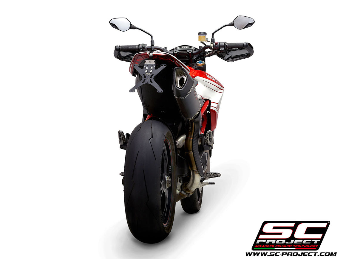 Picture of SC1-R carbon fibre exhaust, high mount