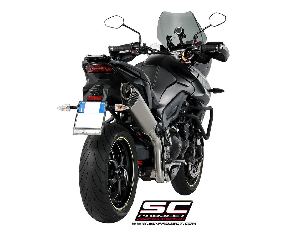 Picture of SC1-R titanium exhaust, high mount