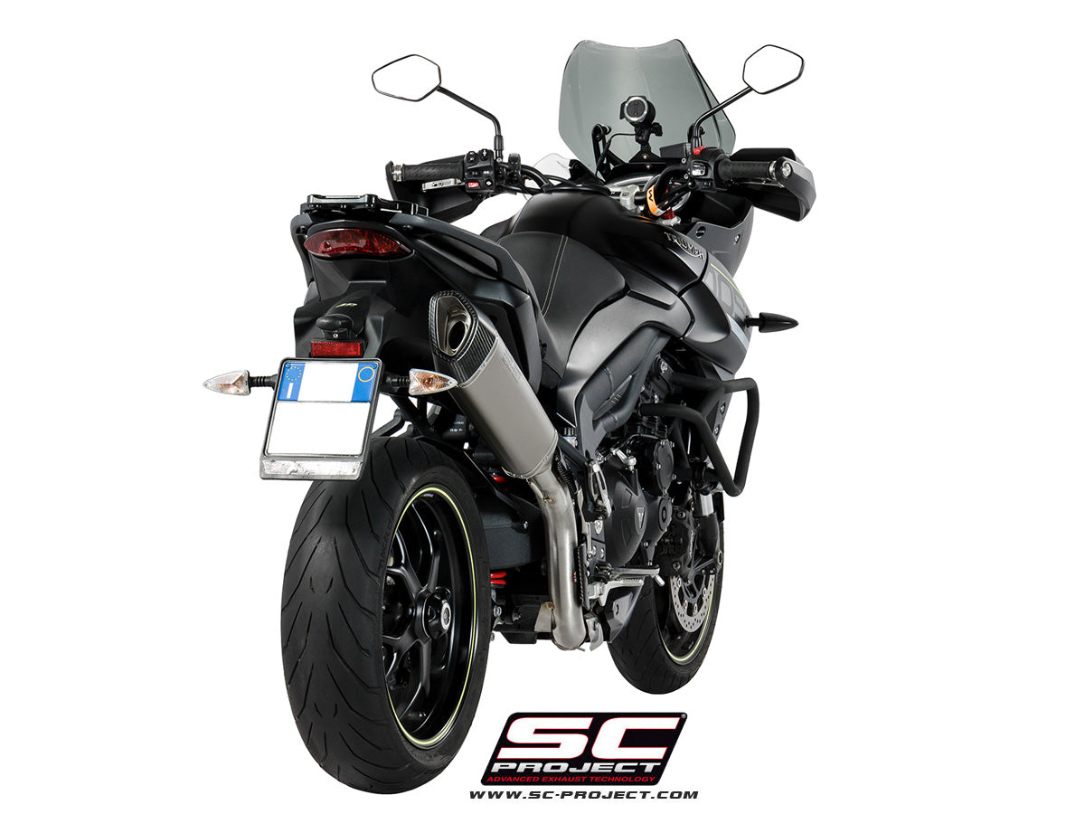 Picture of SC1-R titanium exhaust, high mount