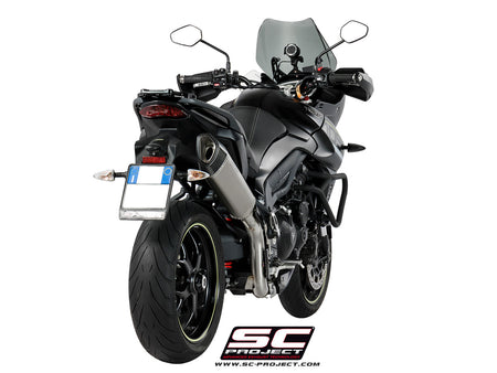 Picture of SC1-R titanium exhaust, high mount