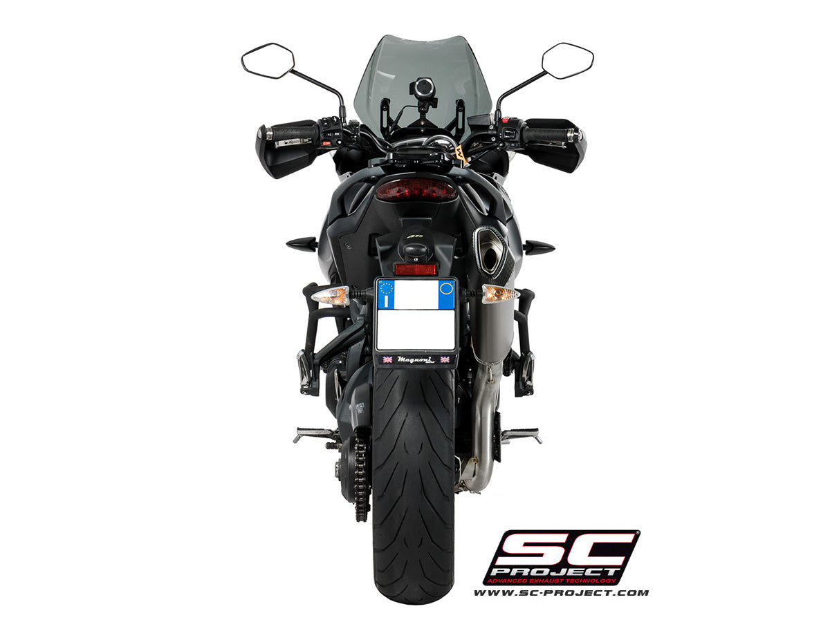 Picture of SC1-R titanium exhaust, high mount