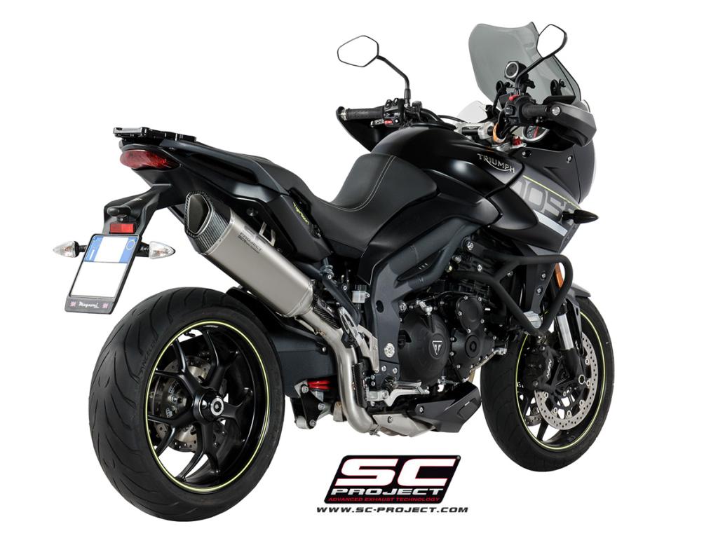 Picture of SC1-R titanium exhaust, high mount