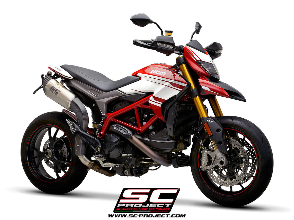 Picture of SC1-R titanium exhaust, high mount