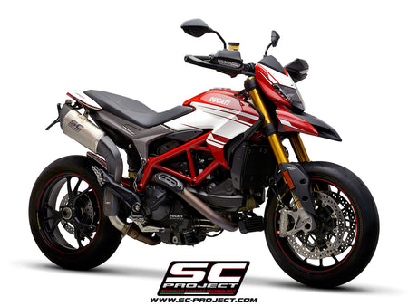 Picture of SC1-R titanium exhaust, high mount