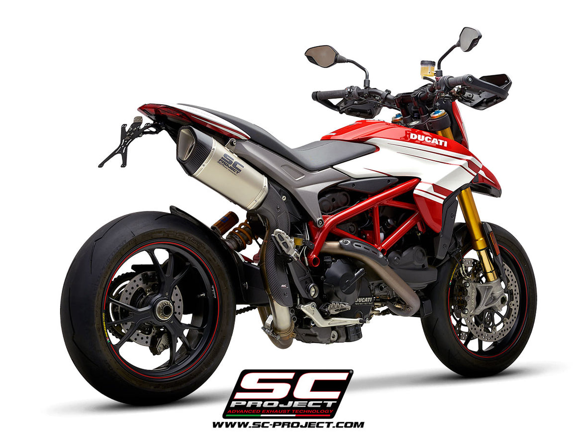 Picture of SC1-R titanium exhaust, high mount