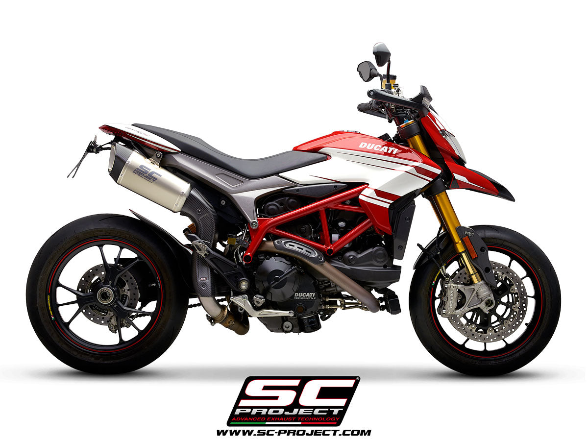Picture of SC1-R titanium exhaust, high mount