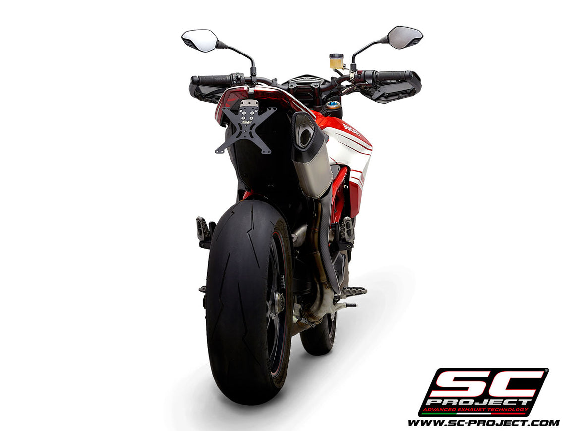 Picture of SC1-R titanium exhaust, high mount