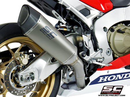 Picture of SC1-R titanium exhaust, high mount
