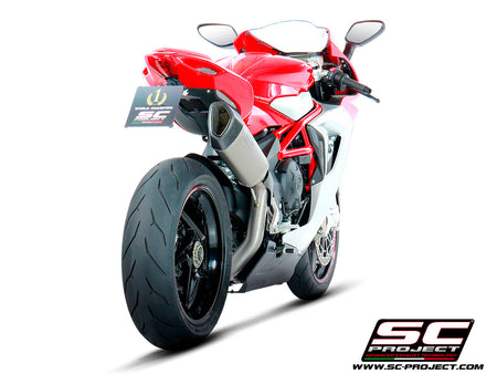 Picture of SC1-R titanium exhaust, high mount