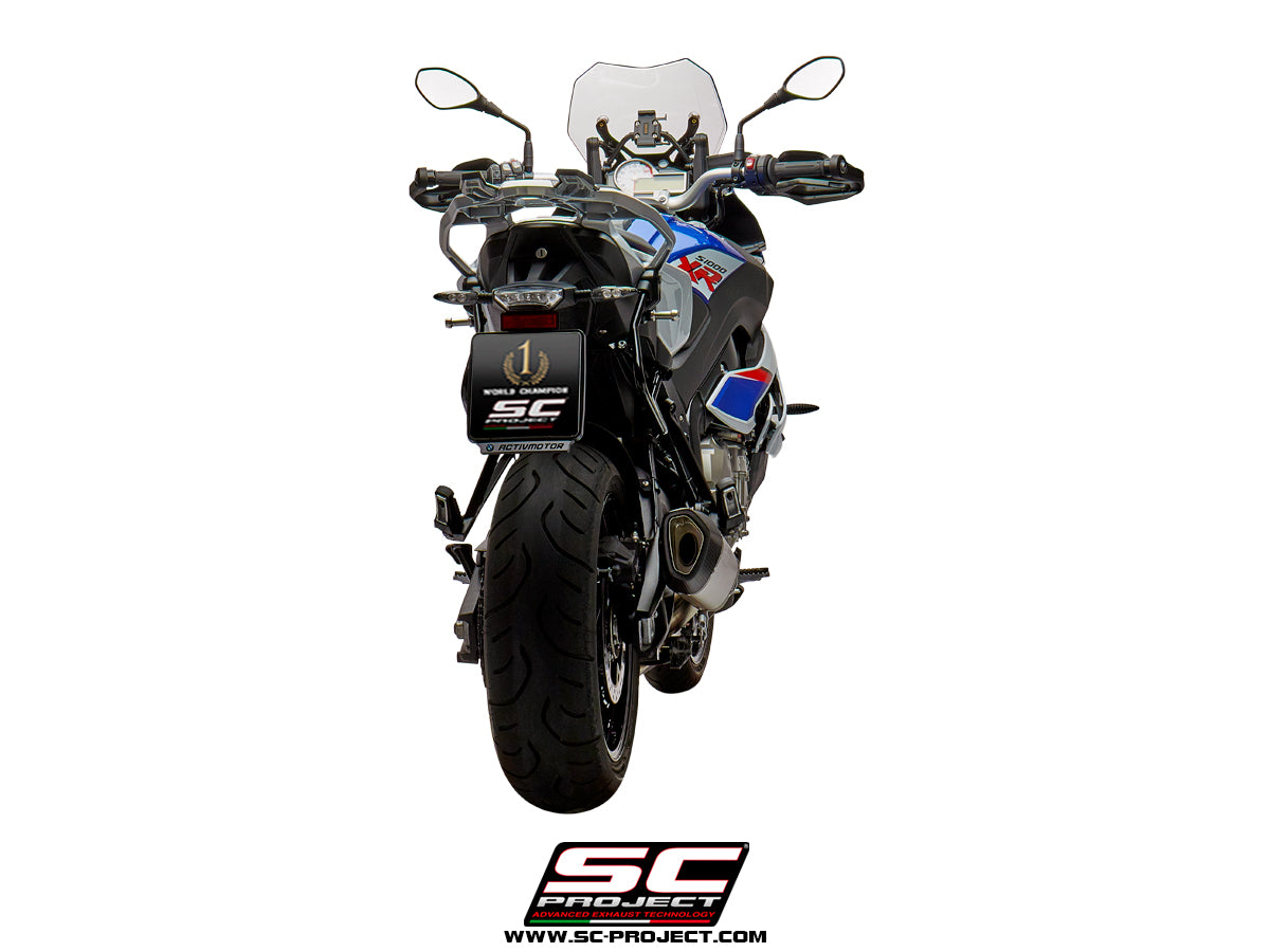 Picture of SC1-R titanium exhaust, low mount