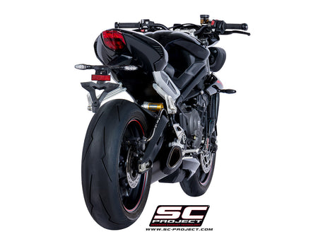 Picture of SC1-R titanium exhaust, matt black