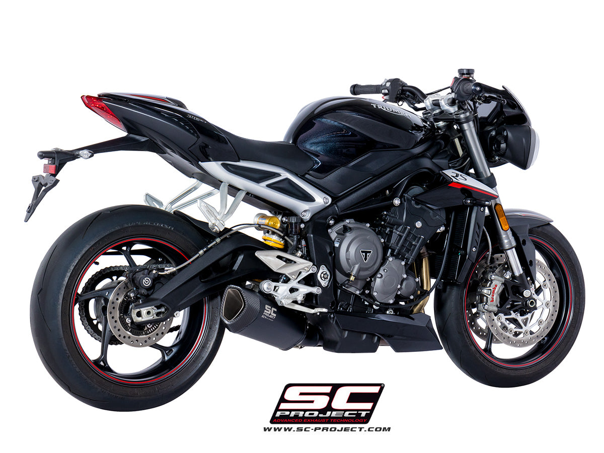 Picture of SC1-R titanium exhaust, matt black