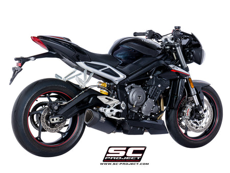 Picture of SC1-R titanium exhaust, matt black