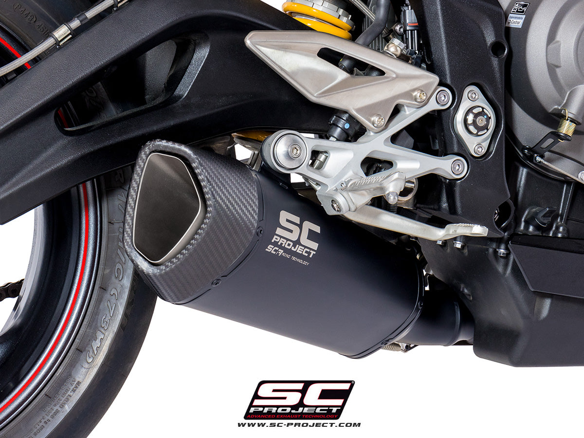 Picture of SC1-R titanium exhaust, matt black