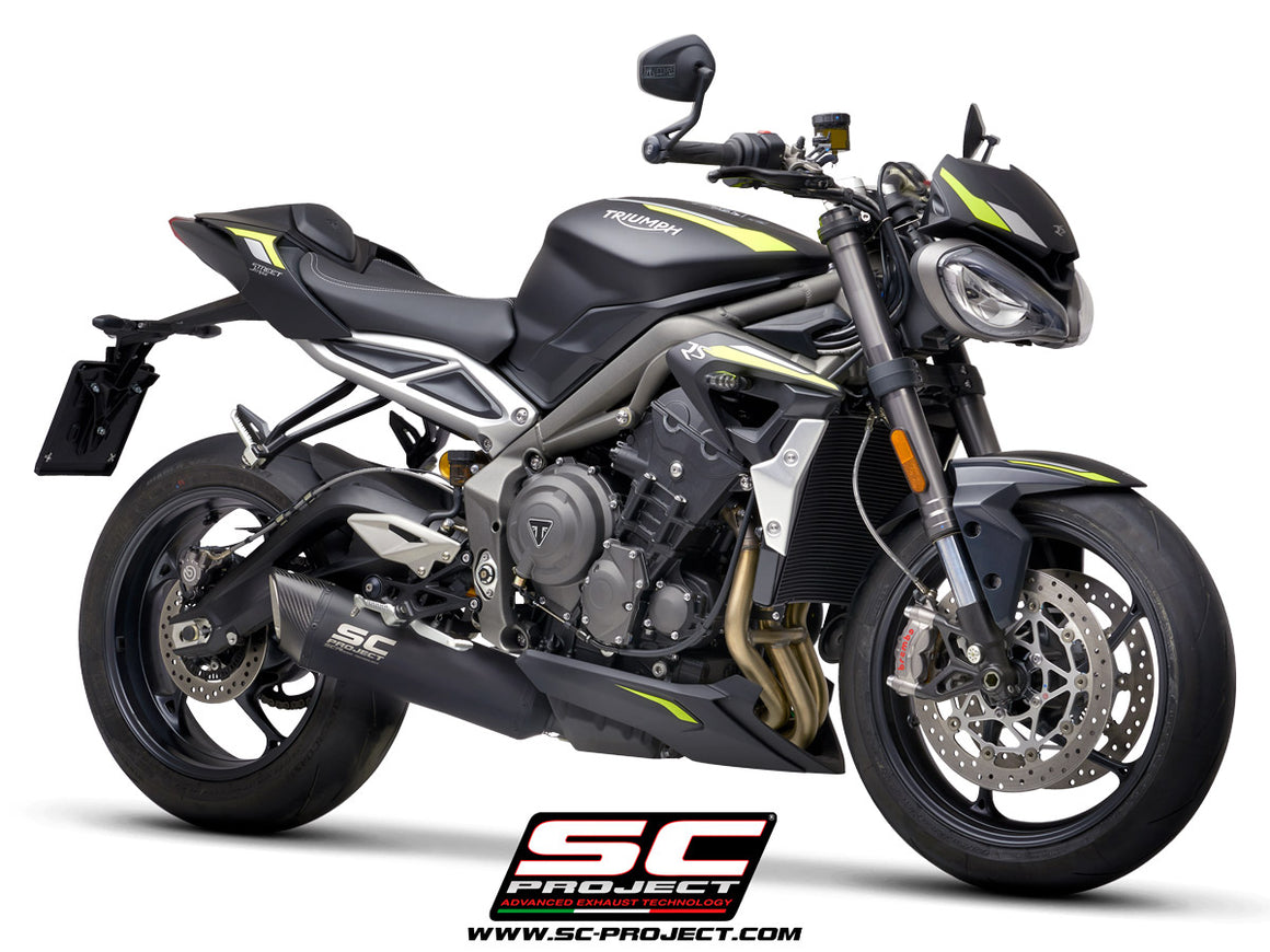 Picture of SC1-R titanium exhaust, matt black