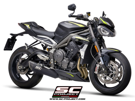 Picture of SC1-R titanium exhaust, matt black