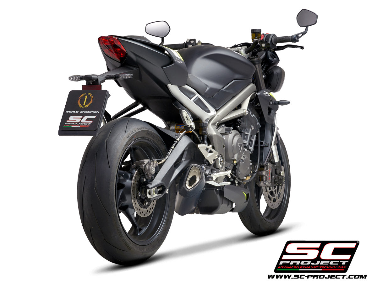 Picture of SC1-R titanium exhaust, matt black