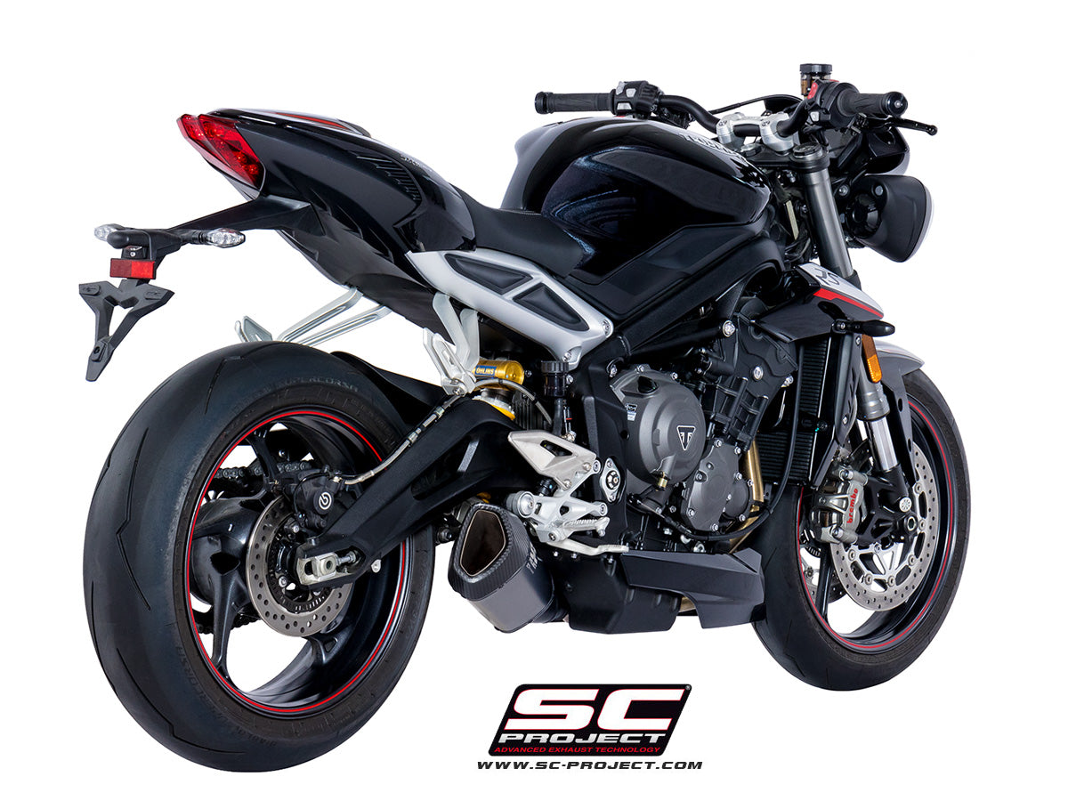 Picture of SC1-R titanium exhaust, matt black