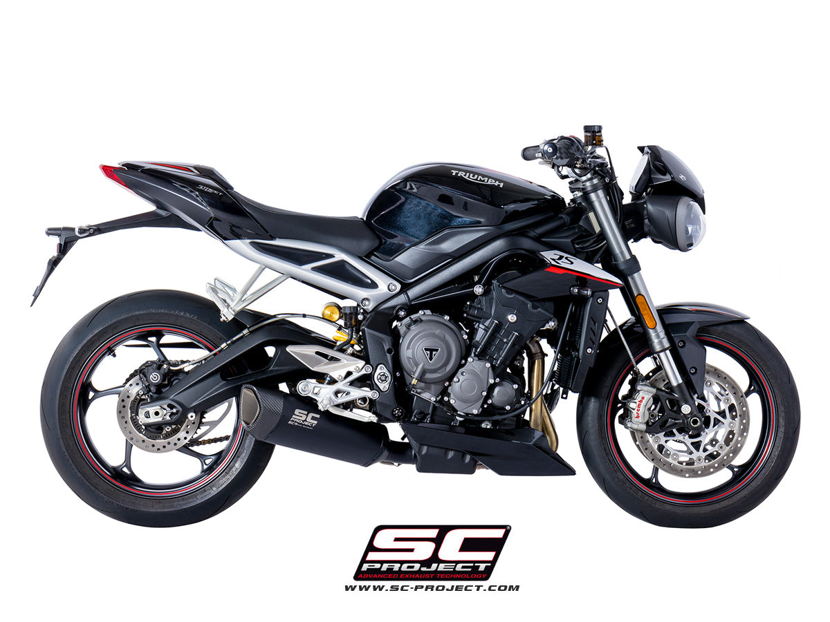 Picture of SC1-R titanium exhaust, matt black
