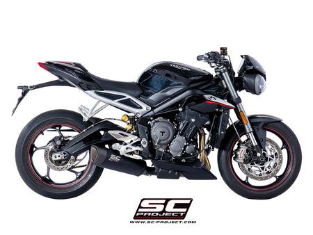Picture of SC1-R titanium exhaust, matt black