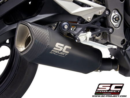 Picture of SC1-R titanium exhaust, matt black