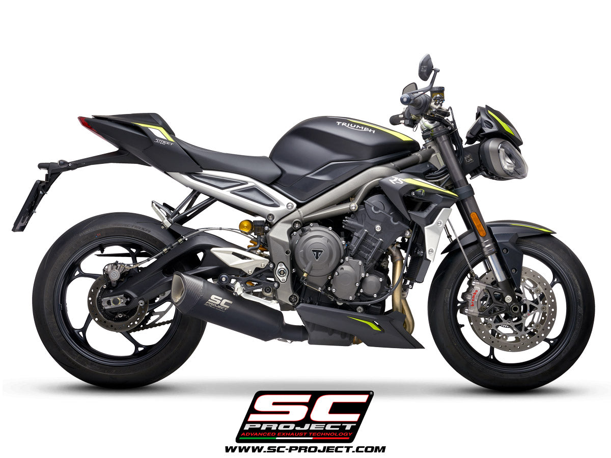 Picture of SC1-R titanium exhaust, matt black