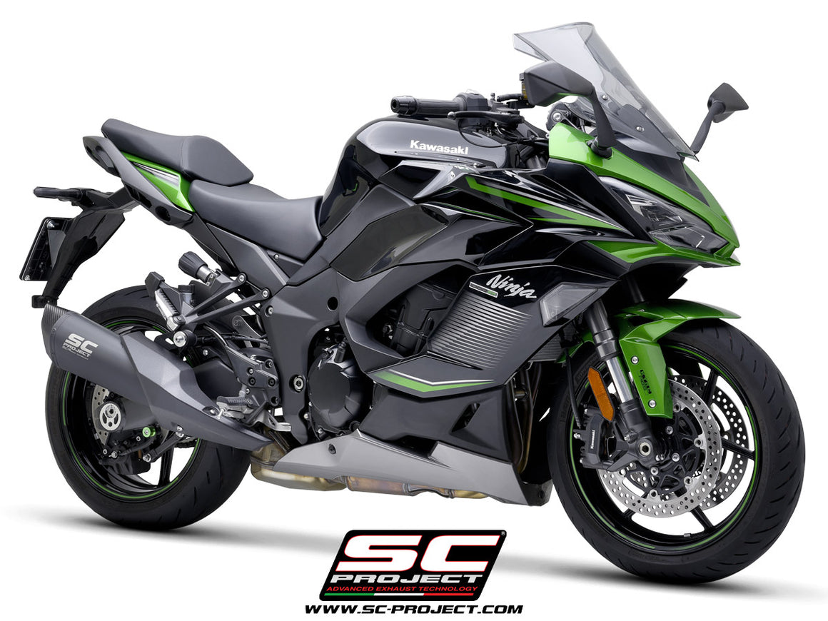Picture of SC1-R titanium exhaust, matt black