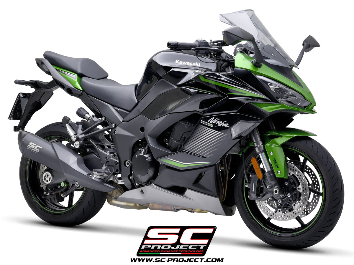 Picture of SC1-R titanium exhaust, matt black