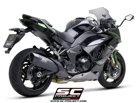 Picture of SC1-R titanium exhaust, matt black