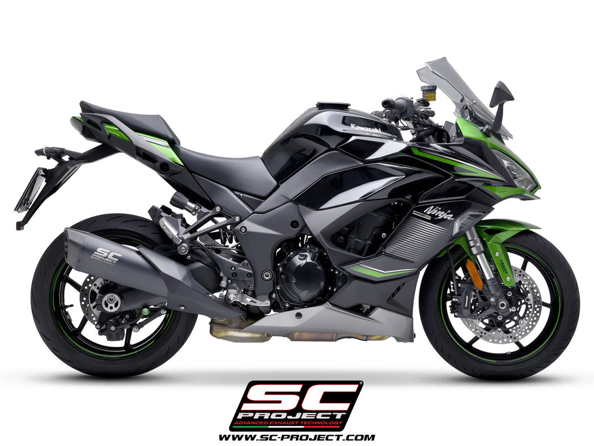 Picture of SC1-R titanium exhaust, matt black
