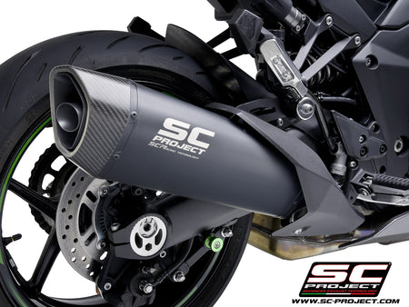 Picture of SC1-R titanium exhaust, matt black