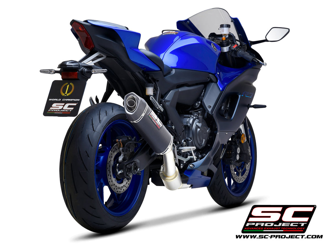 Picture of 2-1 Stainless steel full exhaust system, with SC1-S carbon fibre exhaust