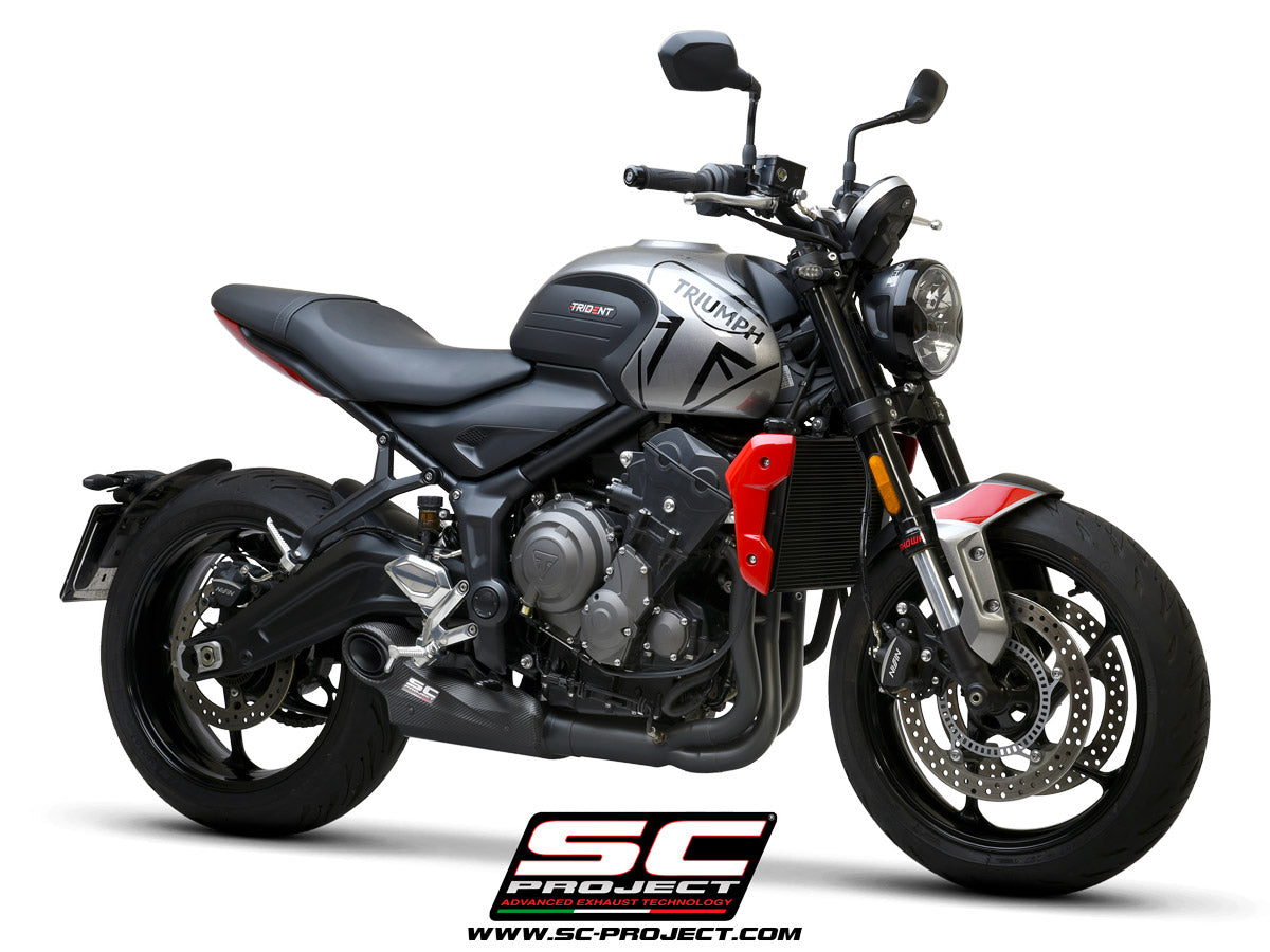 Picture of 3-1 Stainless steel full exhaust system, matt black, with STR-1 exhaust