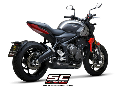Picture of 3-1 Stainless steel full exhaust system, matt black, with STR-1 exhaust