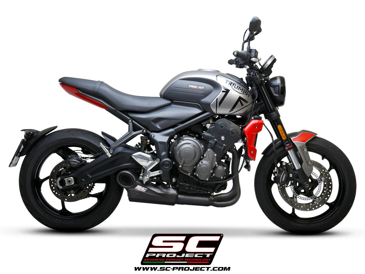 Picture of 3-1 Stainless steel full exhaust system, matt black, with STR-1 exhaust