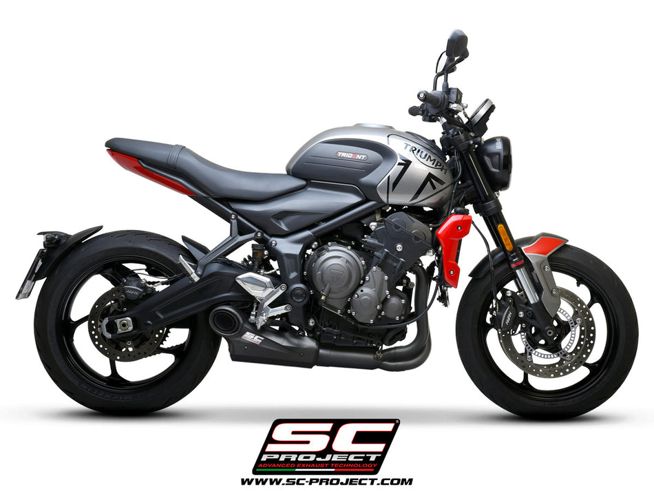 Picture of 3-1 Stainless steel full exhaust system, matt black, with STR-1 exhaust