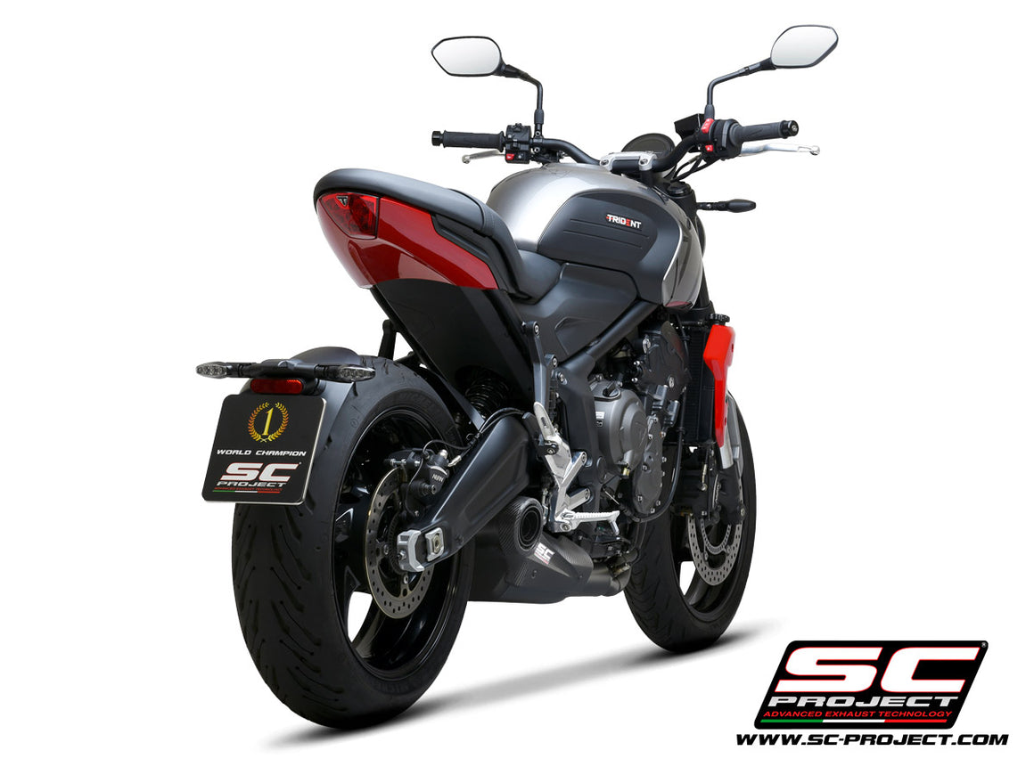 Picture of 3-1 Stainless steel full exhaust system, matt black, with STR-1 exhaust