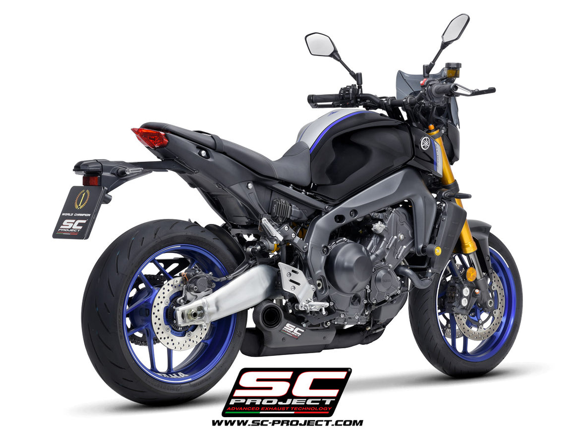 Picture of 3-1 Stainless steel full exhaust system, matt black, with STR-1 exhaust