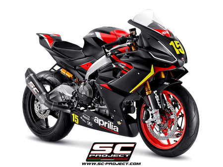 Picture of 2-1 "Trofeo" full exhaust system titanium, with SC1-R titanium exhaust
