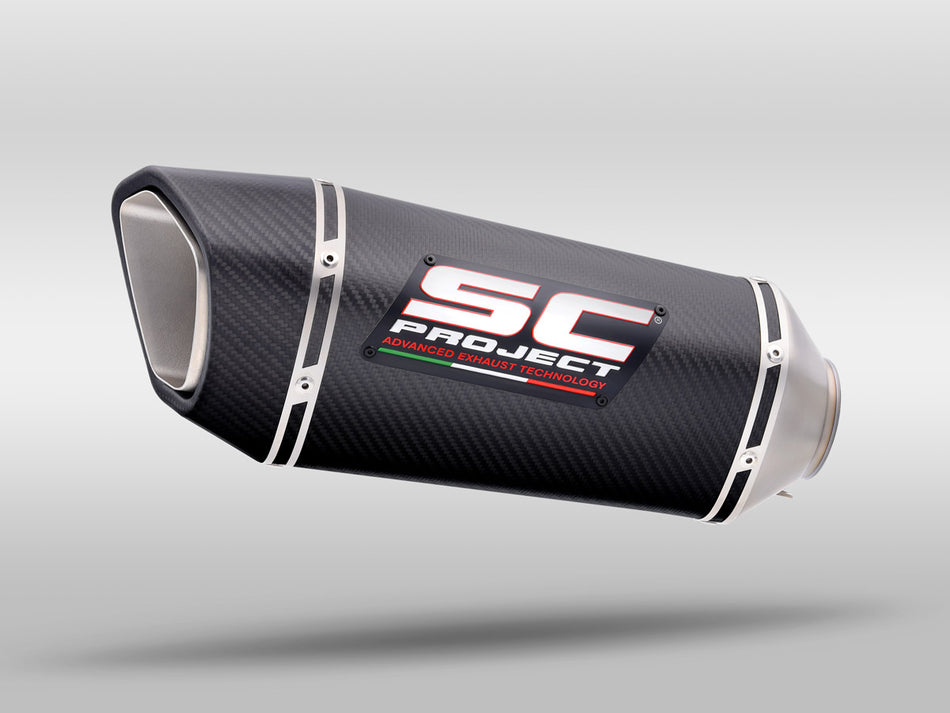 Picture of SC1-R carbon fibre exhaust, high mount