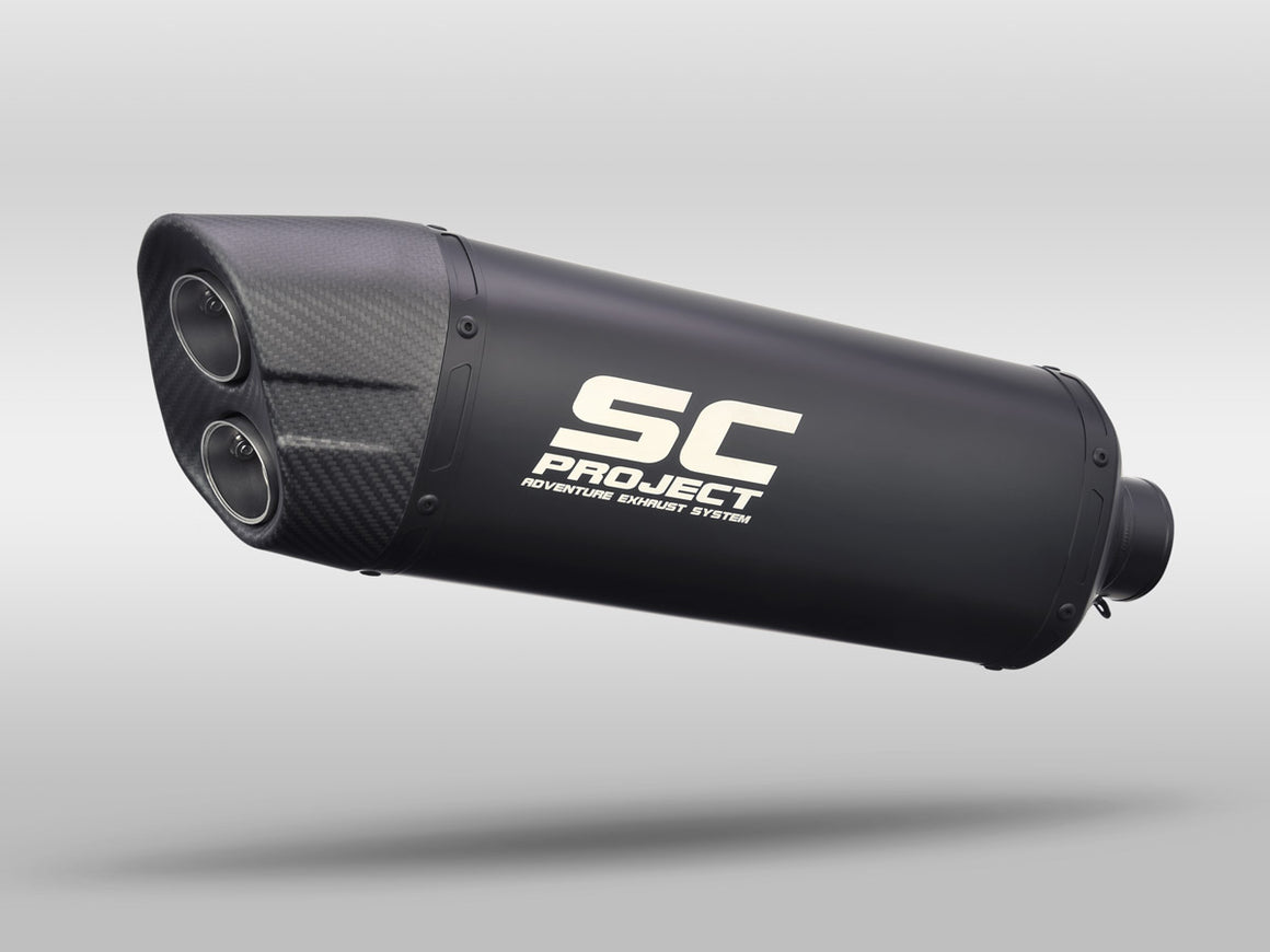 Picture of Adventure titanium exhaust, matt black